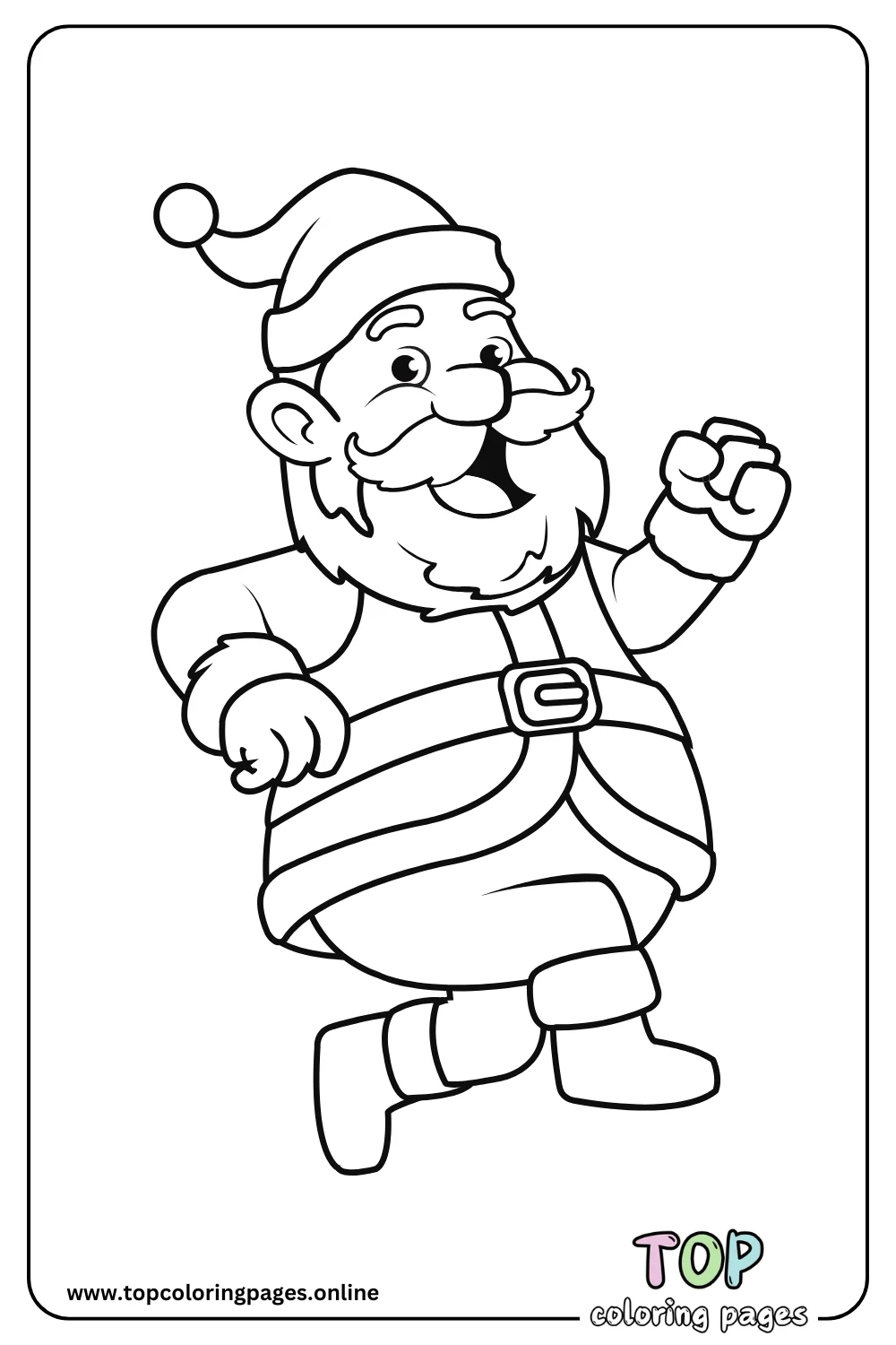 Santa Claus coloring page