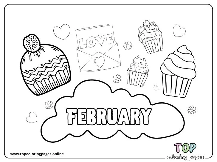 Best February Coloring Pages