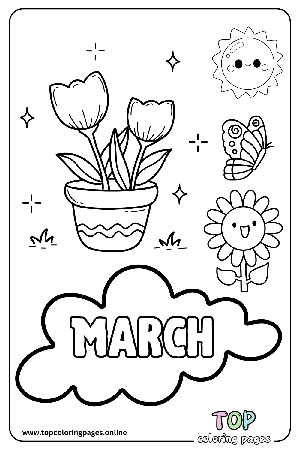 Best March Coloring Pages