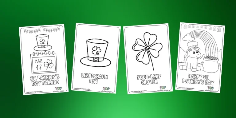 Cute & Adorable St. Patrick's Coloring Pages (1)